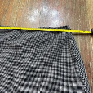 Old Navy Mini Skirt XL Black Gray Houndstooth thumbnail 8