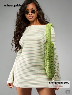 Missguided Mini Long Sleeve Dress thumbnail 1
