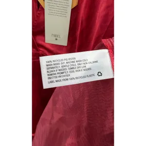 Fe Noel Target Women Dress 0 Red Jacquard Palm Flutter Sleeve V-Neck Midi thumbnail 6