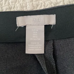 Dark Grey Straight Slack Pants thumbnail 6