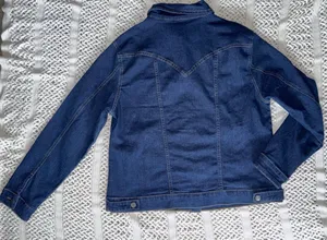 Lucky & Blessed Classic Dark Wash Denim Western Yoke Jacket thumbnail 2