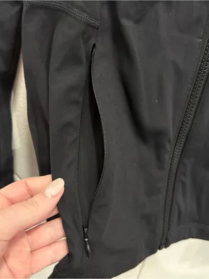 NWT Halara Black SoftlyZero Full Zip Jacket thumbnail 3