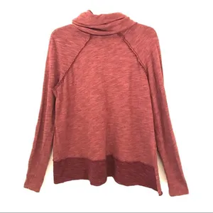 Free People‎ Beach two body rust cocoon cowl neck tunic top XS thumbnail 4