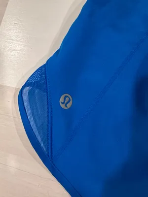 lululemon hotty hot high rise hr lined short 4” long poolside blue 6 W7AYXT thumbnail 3