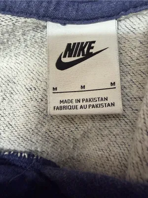 Nike Blue Pullover Hoodie with Black Logo thumbnail 6