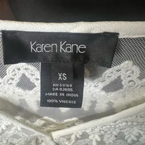 Karen Kane Cream Lace Blouse thumbnail 8