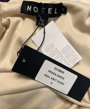 Motel Perga Mini Dress In Ivory, S thumbnail 5