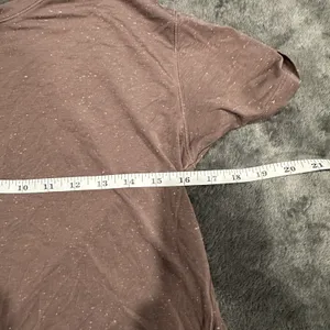LULULEMON T-Shirt Open Up Tie Back Crew yoga top Purple Moon‎ Dust Size 4 thumbnail 5