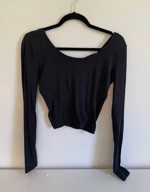 Lululemon Open Back Ribbed Long Sleeve Shirt thumbnail 5