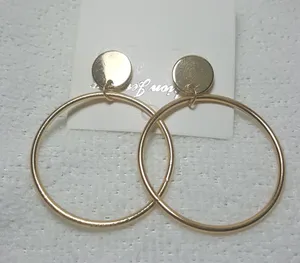 Gold Plated Hoop Earrings - RGN thumbnail 1