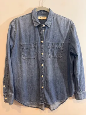 Madewell Denim Button Down Size S thumbnail 1