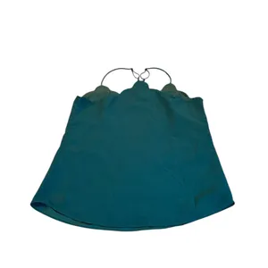 J. CREW green scallop camisole tank thumbnail 4