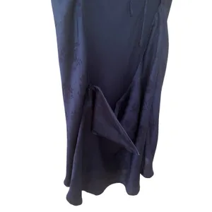 Princess Polly Clemence Mini Dress Navy‎ Size 10 Floral Satin thumbnail 9