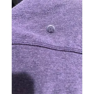Lululemon Reversible Scuba Hoodie Purple Stripe Solid Size Small Womens Pullover thumbnail 6
