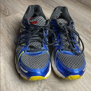 ASICS Blue and Black Athletic Sneakers thumbnail 4