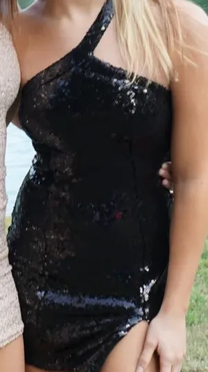 superdown Revolve  Black Sequin Mini Dress thumbnail 2