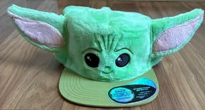 Star Wars The Mandalorian Grogu Plush Snapback Hat Cap Concept One Unisex thumbnail 1