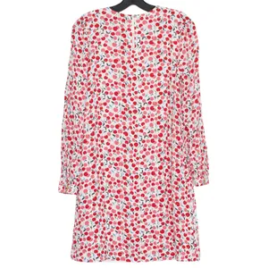 Loft Cherry‎ Print Dress Red Fruit Novelty Cottagecore Coquette Kawaii Spring M thumbnail 2
