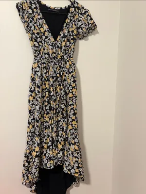 Abercrombie and Fitch Boho Midi Floral Dress Size XS thumbnail 2
