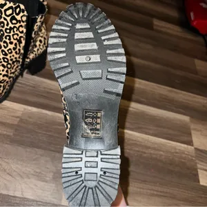 Qupid Cheetah Print Booties size 7 NWOT thumbnail 4