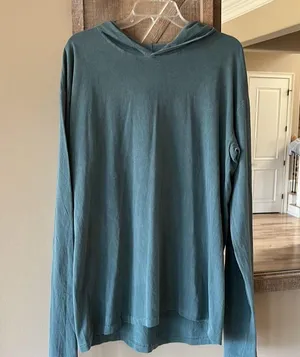 Hoodie Pullover Long Sleeve Comfy Cotton Womens Large Tunic thumbnail 2