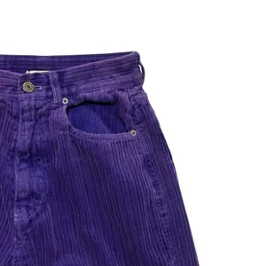 Y2K BDG Womens High Rise Corduroy‎ Pants 26 Purple Wide Wale Streetwear Retro thumbnail 3