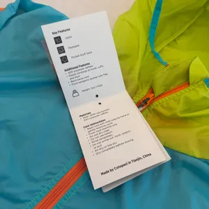 NEW Cotopaxi Teca Windbreaker Women XS Blue Green Packable Anorak 1/2 Zip Hooded thumbnail 4