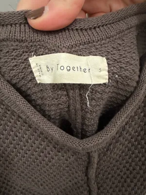 By Together Knit Brown Jumper Small thumbnail 5