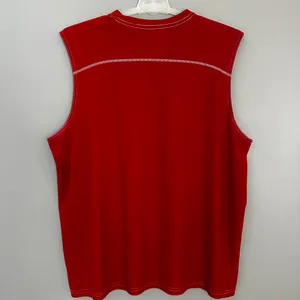 Men’s 2xl New Balance Red Sleeveless Gym Shirt thumbnail 3