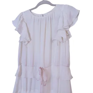 Love Shack Fancy Coquette Ruffle Tiered Maxi Dress Medium Ivory Romantic Bridal thumbnail 3