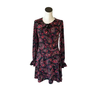Nwt Wrangler Retro Americana Dress In Black/Red thumbnail 6