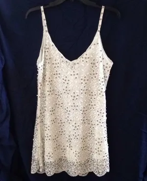 Women's Raiment Fashions Beaded Emb. Micro Mini dress medium thumbnail 4