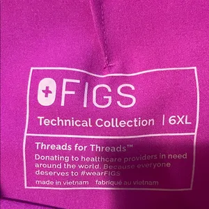 Womens New Figs Zamora Jogger Scrub Pants Purple Jolt Plus Size 6XLR thumbnail 6