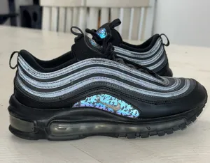 Nike Air Max 97 Black Metallic Pewter thumbnail 1