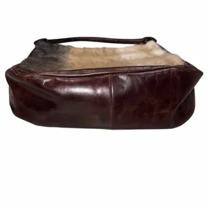 Frye Melissa Fuzzy Blanket Bucket Hobo Bag Purse Shoulder Bag Crossbody thumbnail 7