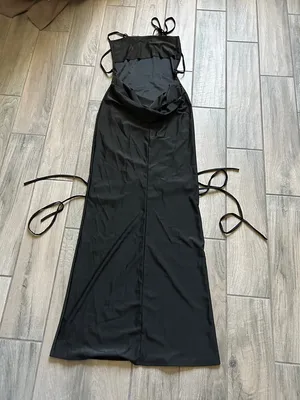 Black Backless Tie thumbnail 2