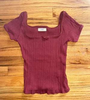 Urban Outfitters Ribbed Top thumbnail 1