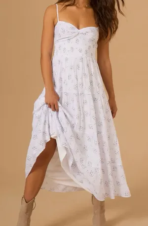 NEW Altar’d State Floral Maxi Dress Size XL NWT thumbnail 1