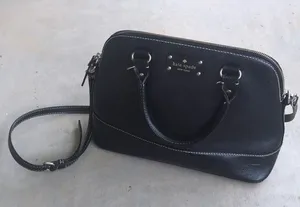 Kate Spade Black Dome Crossbody Hand Bag Purse thumbnail 1