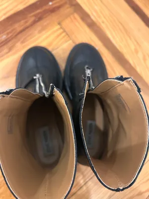 Steve Madden Jones Leather Zip Up Boots thumbnail 6