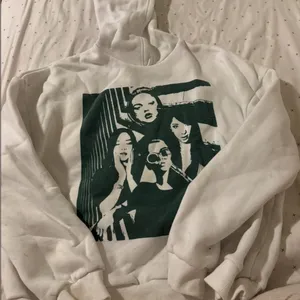 Edikted Graphic White Hoodie thumbnail 1