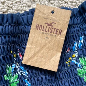 Hollister Navy Blue Tropical Dress thumbnail 6