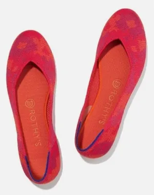 Rothy’s Red (Rare) Botanicamo Flats Women's Sz. 10 thumbnail 1