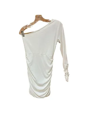 Lucy in the Sky Glitter One Sleeve Bodycon Mini Dress Small thumbnail 3