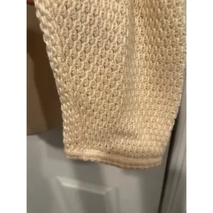 Geiger Austria Ivory Cotton Crochet Collar Cardigan‎ Sweater Cottagecore Sz 38 thumbnail 6