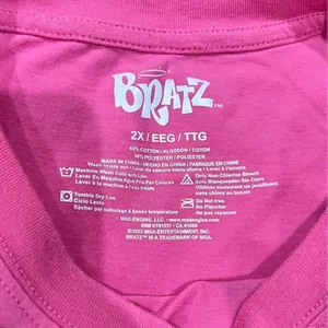 Bratz Pink Short Sleeve Graphic Tee Shirt Women’s 2XL thumbnail 2
