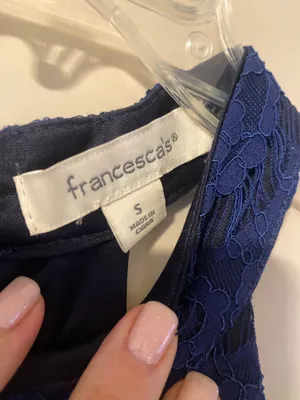 Navy Blue Francesca's Dress thumbnail 3
