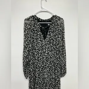 Tommy Hilfiger Women's Black Floral-Print A-Line Dress Size 14 thumbnail 5