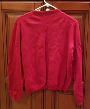 Calvin Klein wool sweater red thumbnail 3