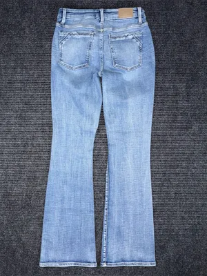 Buckle Black Fit No 93 Bootcut Stretch Jeans Sz 27 x 32 Distressed BBW1957R EUC thumbnail 2